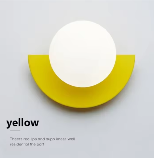 LumiGlow – Modern Semicircle Wall Light