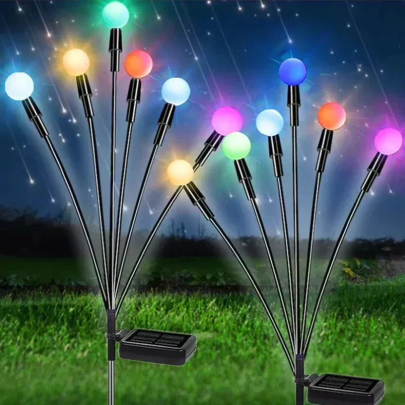 Solar-powered Firefly Garden Light
