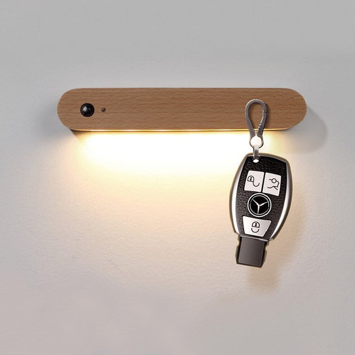 Rechargeable Wireless Magnetic LED Motion Sensor Night Light, for Hallway, Closet, Stairs, Bathroom, Car