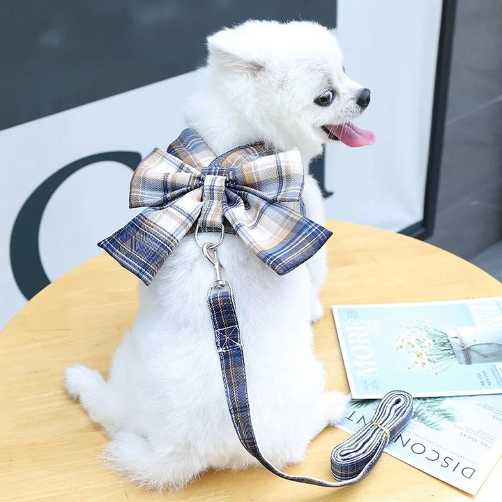Aurélien Harness – Stylish Dog Harness with Bow Bowlift