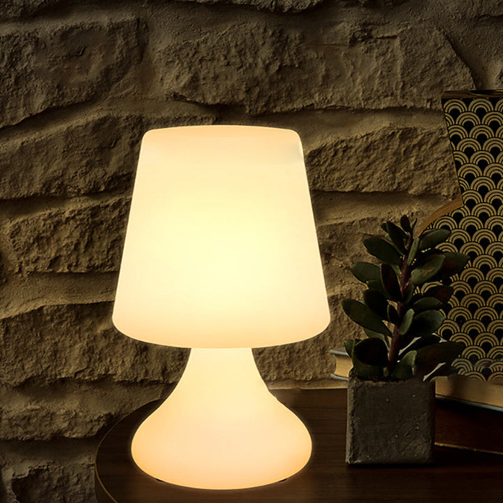 Modern Minimalist PE Cup Shape USB LED Table Lamp Night Light For Outdoor Patio |