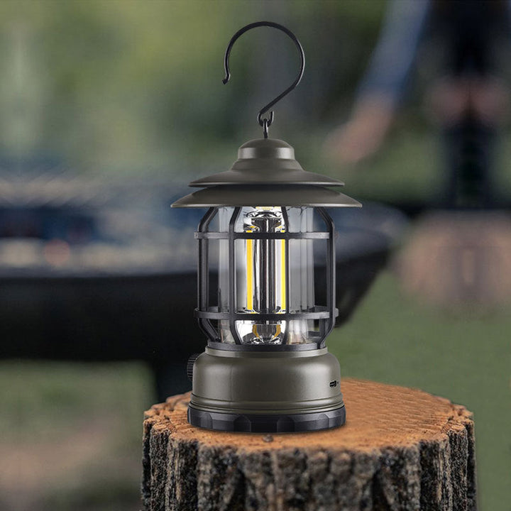 Contemporary Industrial Portable USB Rechargeable Camping Lamp Horse Lamp For Outdoor
