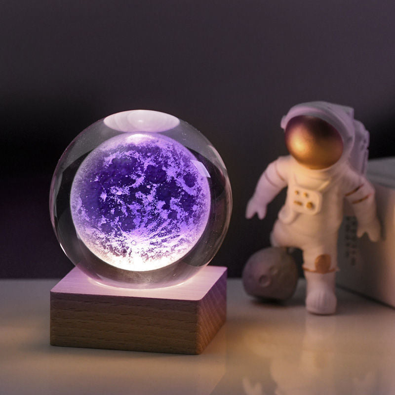Night light Crystal ball 3D Galaxy |