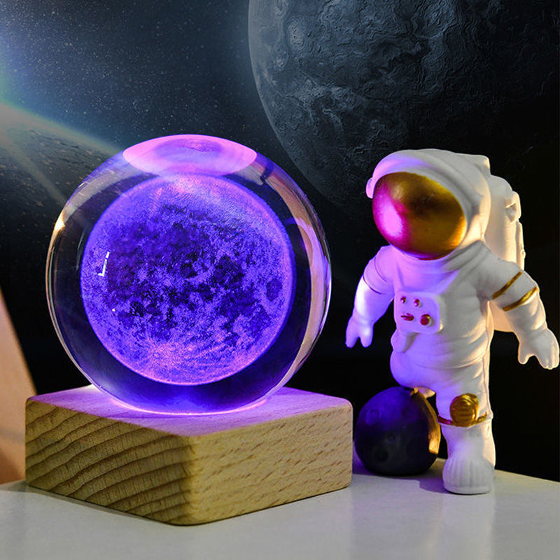 Night light Crystal ball 3D Galaxy |
