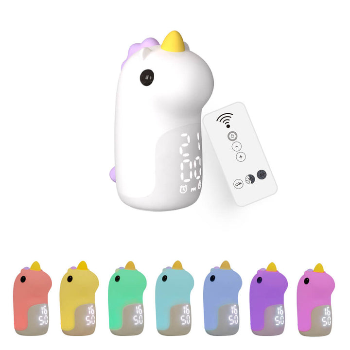 Unilora DreamLight Alarm Clock | Unicorn Design | Timer &amp; LED Night Light | Nursery Decor