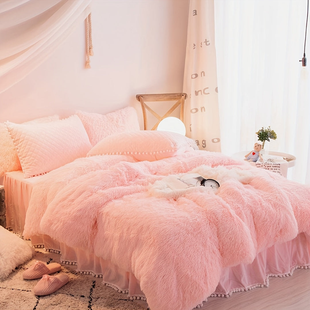 Luxurious Velvet Duvet Cover Set for Ultimate Comfort