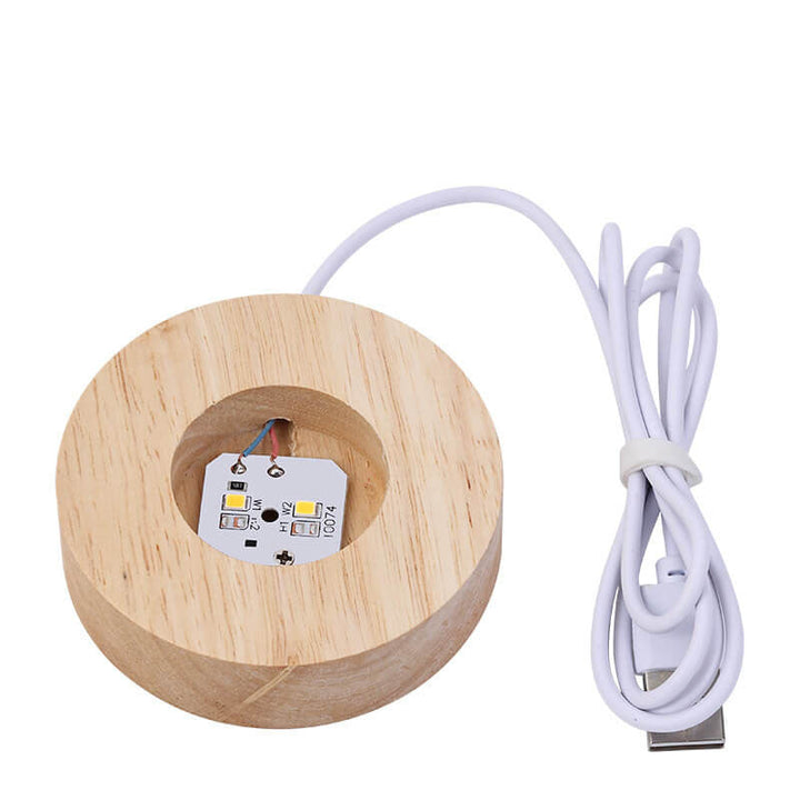 Creative Decorative Star System Crystal Ball USB LED Night Light Table Lamp