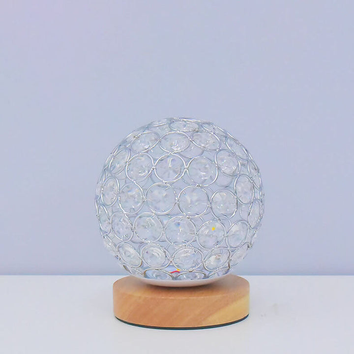 Modern Minimalist Round USB rechargeable LED table lamp