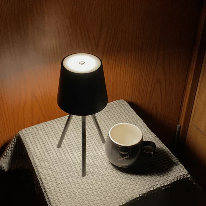 Nordic tripod table lamp - Stylish wireless LED night light