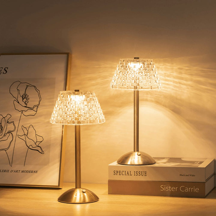 AuraGlow Table Lamp - Rechargeable LED Lamp with Dimming Function