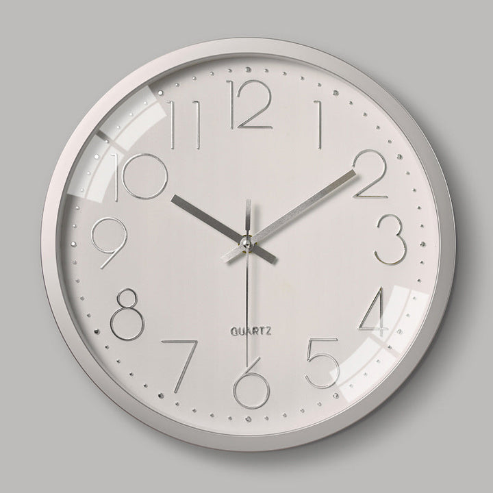 BowLift | Simple Design 3D Silent Classroom Wall Clock 30 cm