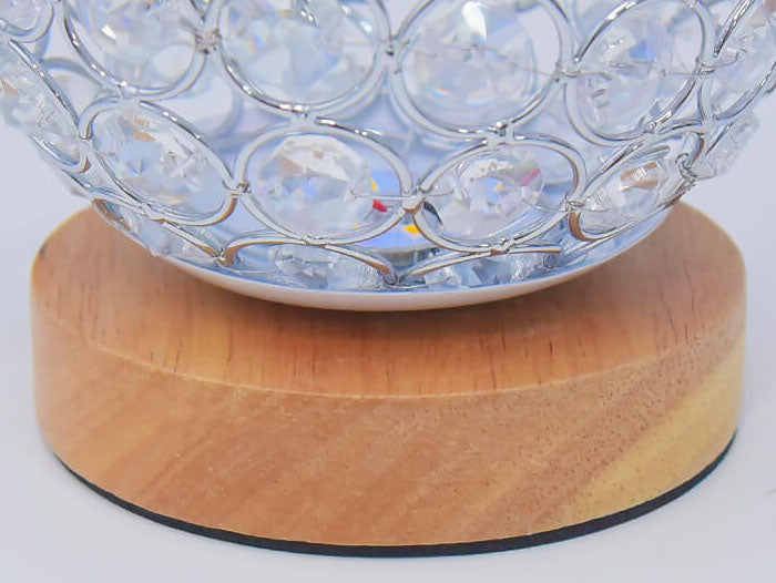 Modern Minimalistic Round USB Rechargeable LED Night Light Table Lamp