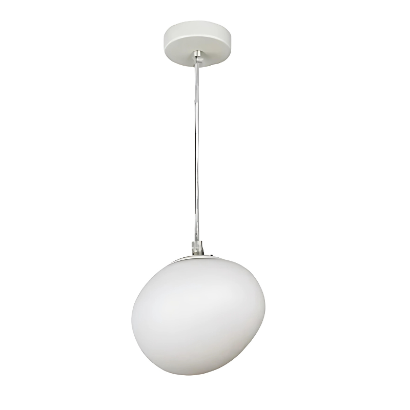 GloStone | Elegant Glass Pebble Pendant Light