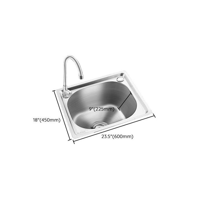 Modern bar prep mirror stainless steel with faucet workstation strip