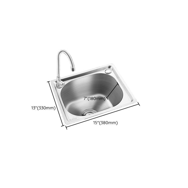 Modern bar prep mirror stainless steel with faucet workstation strip