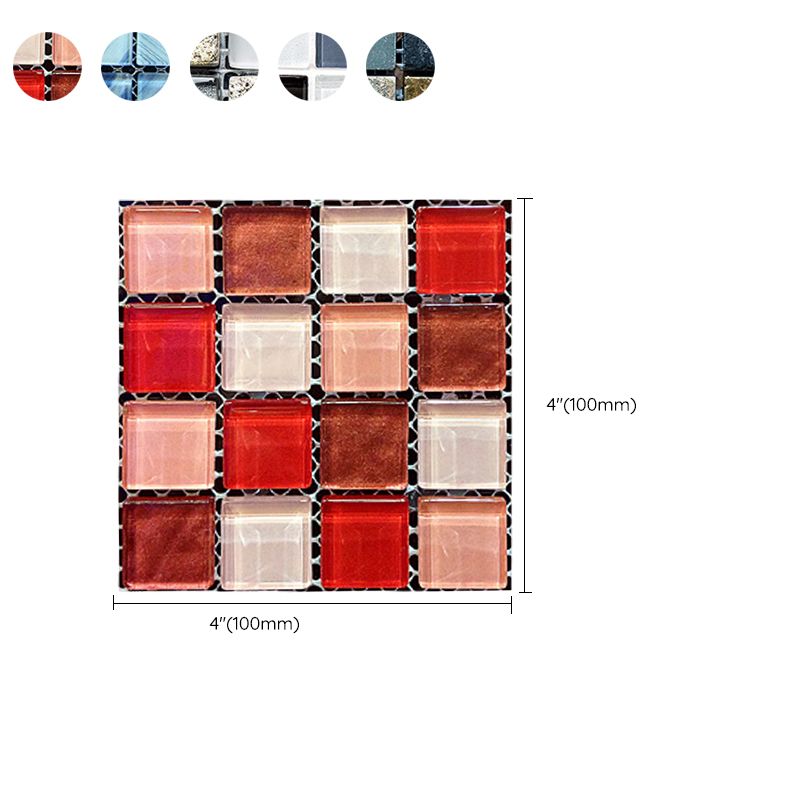 Mosaic tile for peeling and sticking Tile mirror kitchen Removable wall tile