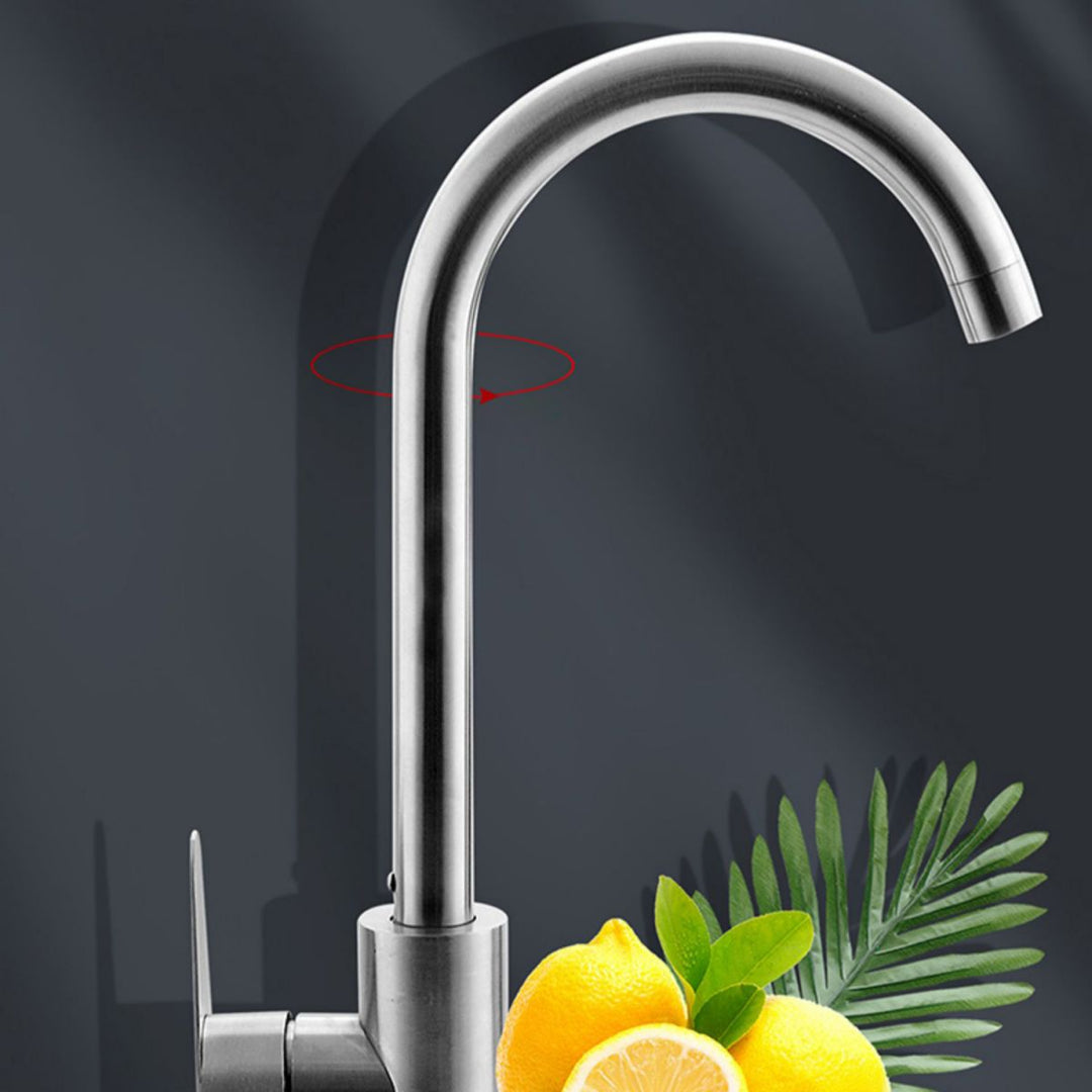Modern bar prep mirror stainless steel with faucet workstation strip