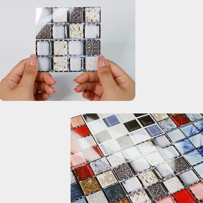 Mosaic tile for peeling and sticking Tile mirror kitchen Removable wall tile