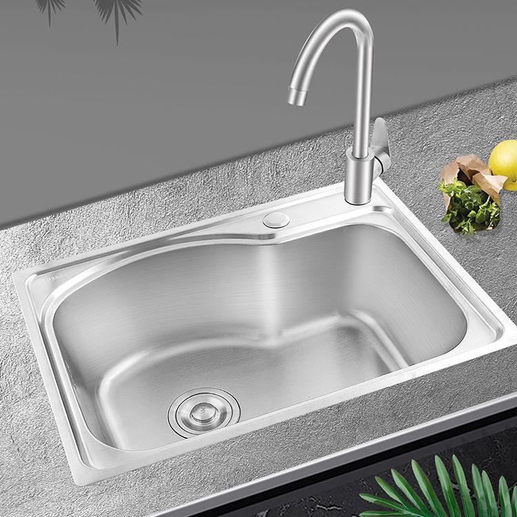 Modern bar prep mirror stainless steel with faucet workstation strip
