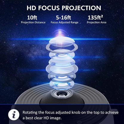 13-in-1 Galaxy Night Light &amp; Projector – Orion