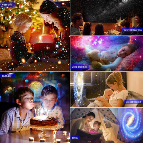 13-in-1 Galaxy Night Light &amp; Projector – Orion