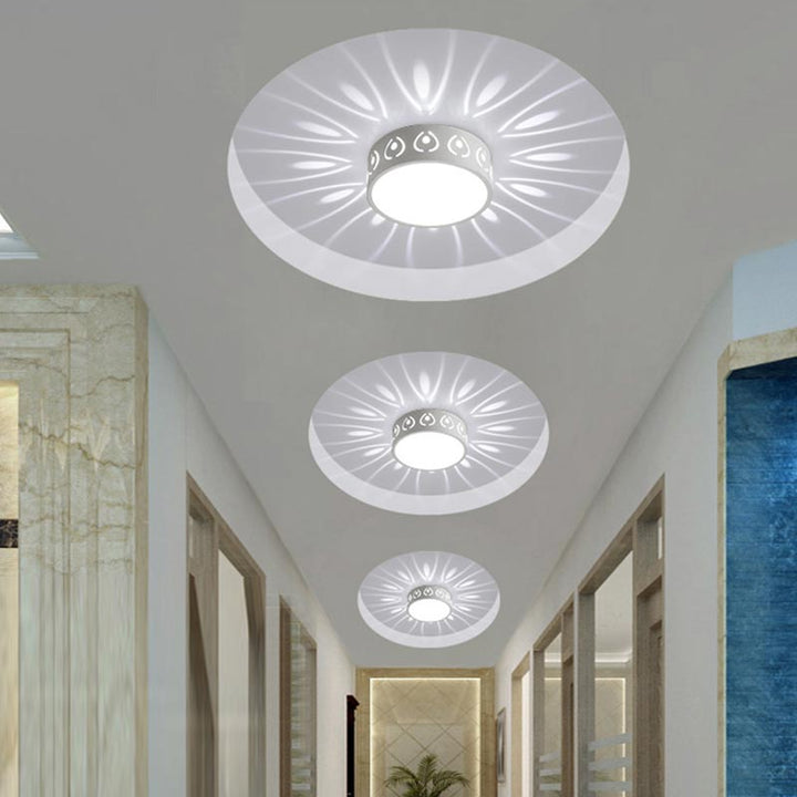 Stylish Modern LED Ceiling Light for Entrance, Hallway, and Balcony