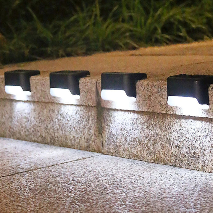 Waterproof Stair Solar Lights for Outdoors (4 pieces)