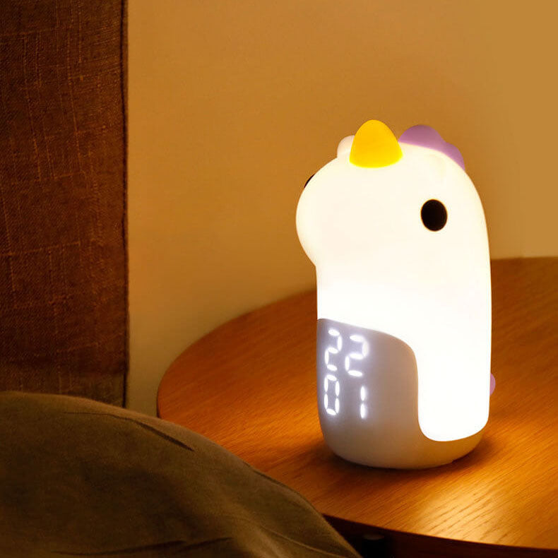 Unilora DreamLight Alarm Clock | Unicorn Design | Timer &amp; LED Night Light | Nursery Decor