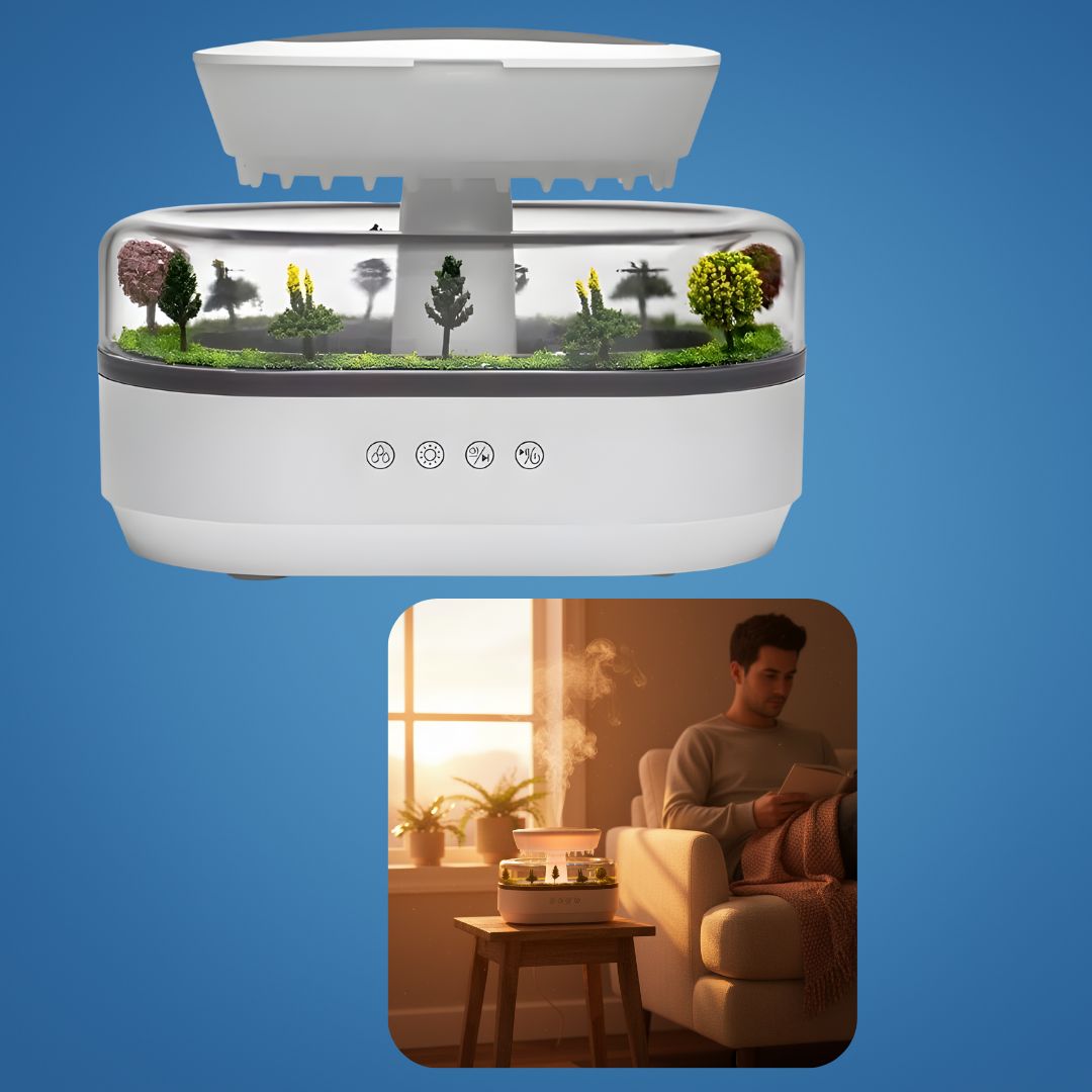 Dry-Air Relief – Quiet LED Night Light – Soothe Skin &amp; Breathing – Calm Relaxing Sleep for Home &amp; Bedroom