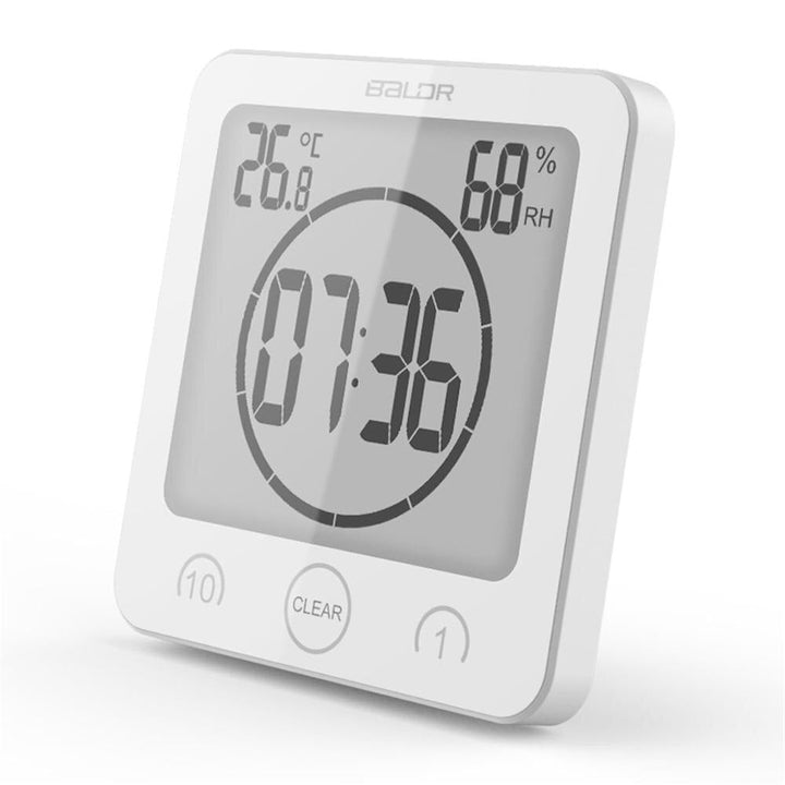 BowLift | Waterproof Shower Clock - Always on time, even in the bathroom!