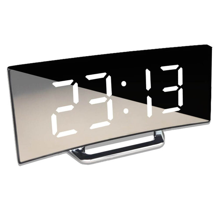 Curved LED Digital Alarm Clock - Rass