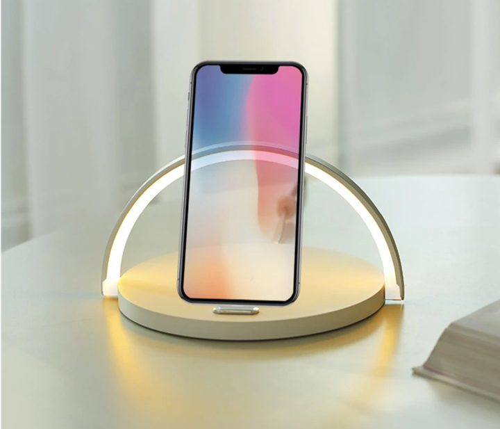 Bowlight Design 3-in-1 Night Light – Wireless Charger &amp; Lamp