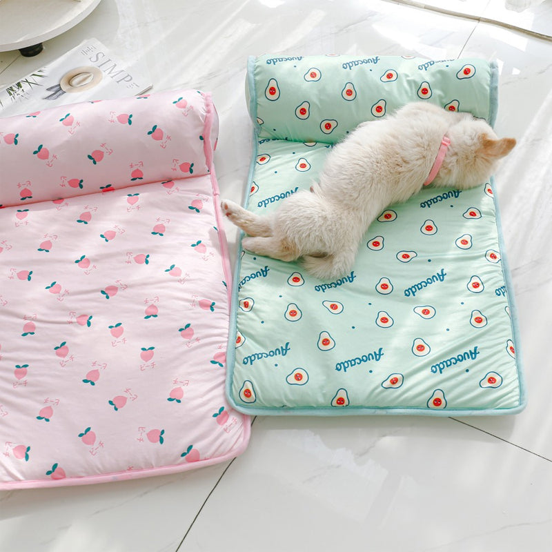 Pet Summer Cool Bed Ice Silk Cooling Mat for Dogs &amp; Cats | Bowlift