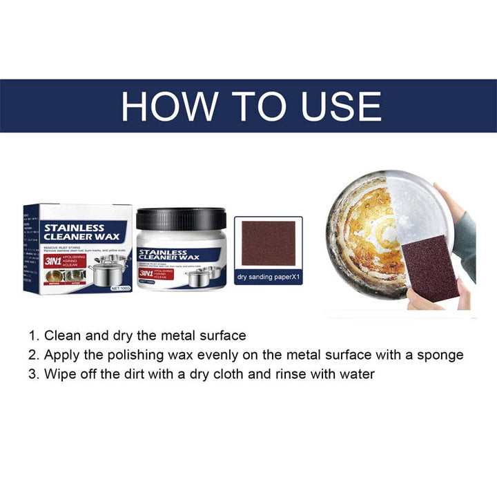 BowLift | Magic Nano Stainless Steel Cleaning Paste Wax
