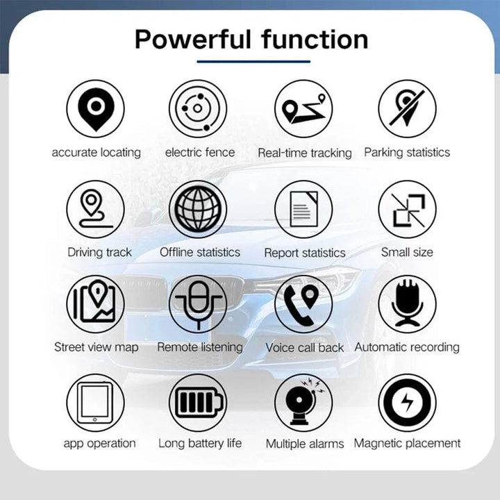 BowLift | GPS Tracker Strong Magnetic Car Vehicle Tracking