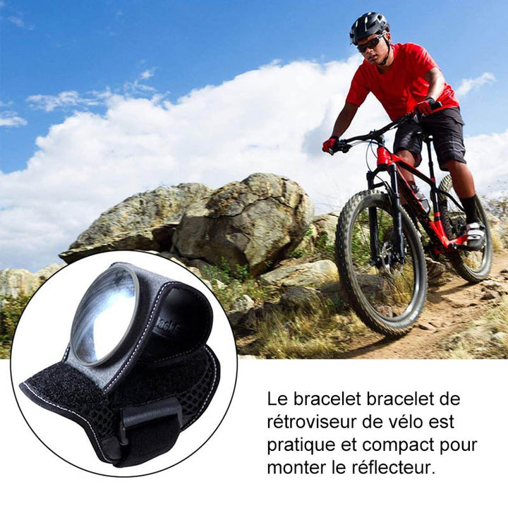 Rearview mirror safety strap for bicycle |