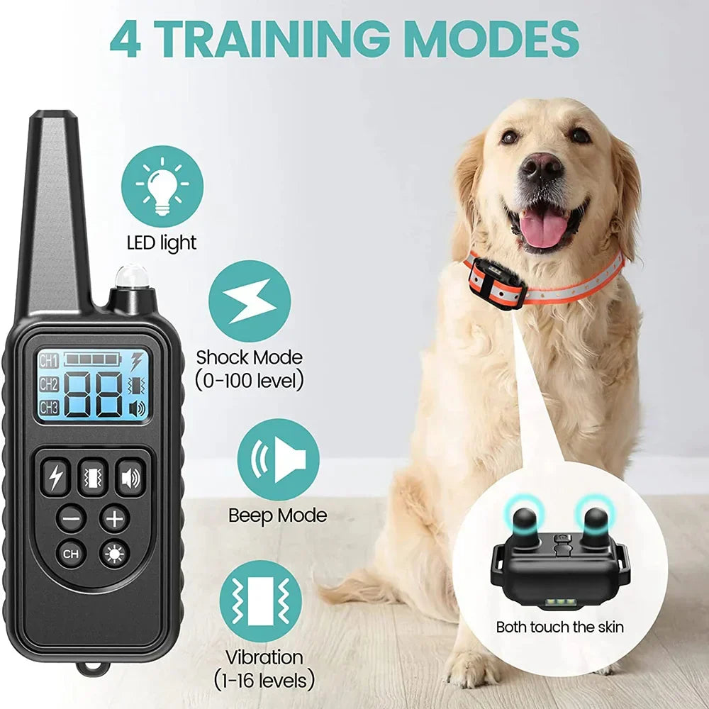 BowLift | 800M Rechargeable Electric Dog Training Collar | Waterproof, Remote Control &amp; Ideal for Effective Dog Training