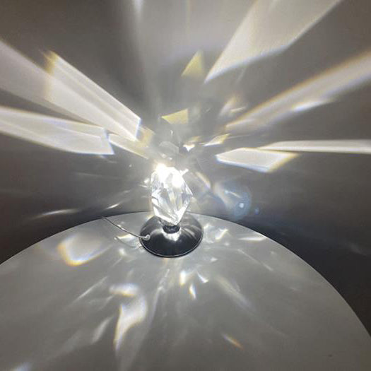 LuxorLite Diamond Crystal LED Table Lamp | Luxurious Mood Light | 3 or 16 colour Change | Wireless Night Light