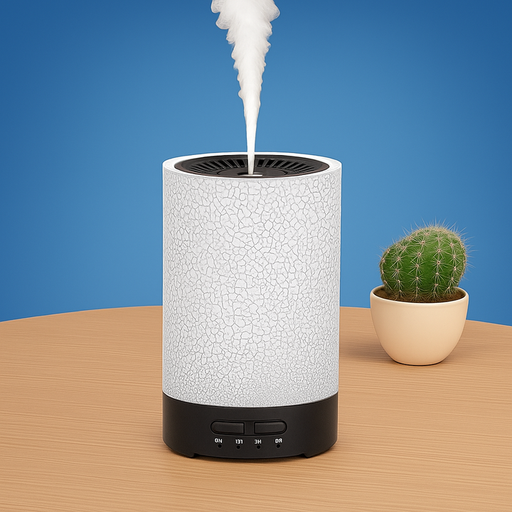 Essential Oil Diffuser with LED Night Light – Quiet Cool Mist – Bedroom &amp; Home Relaxation