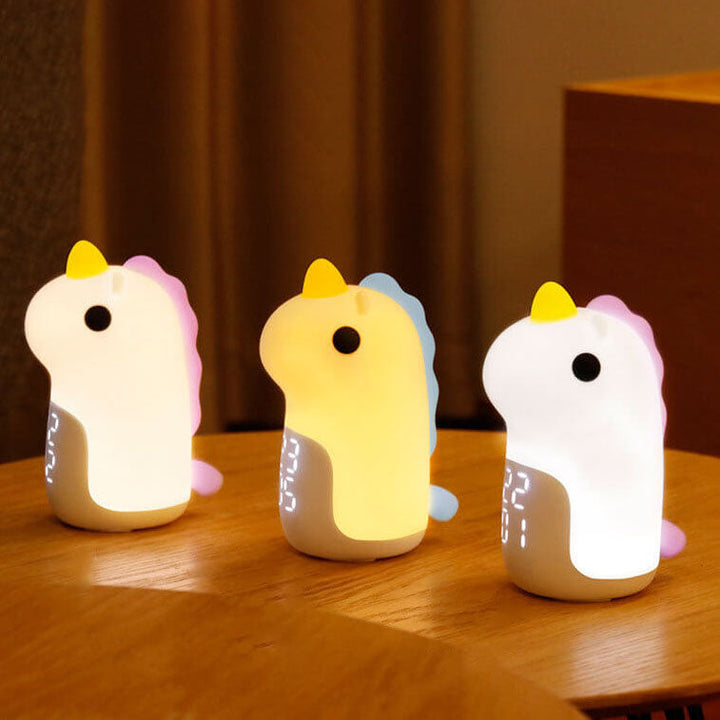 Unilora DreamLight Alarm Clock | Unicorn Design | Timer &amp; LED Night Light | Nursery Decor