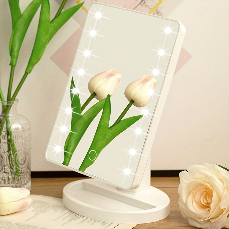 GlowPerfect - Portable Makeup Mirror with 16 LEDs