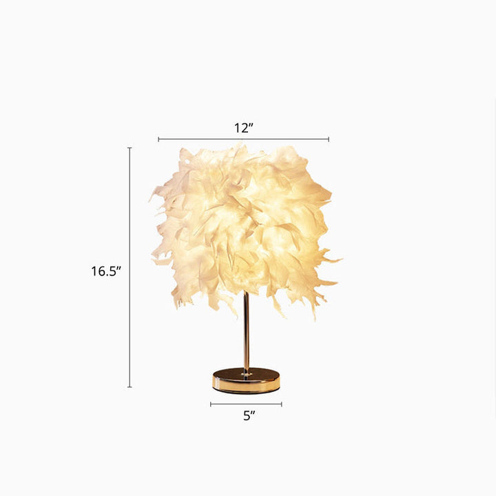 White Cylindrical Table Lamp Simplicity Single Bulb Spring Table Lamp