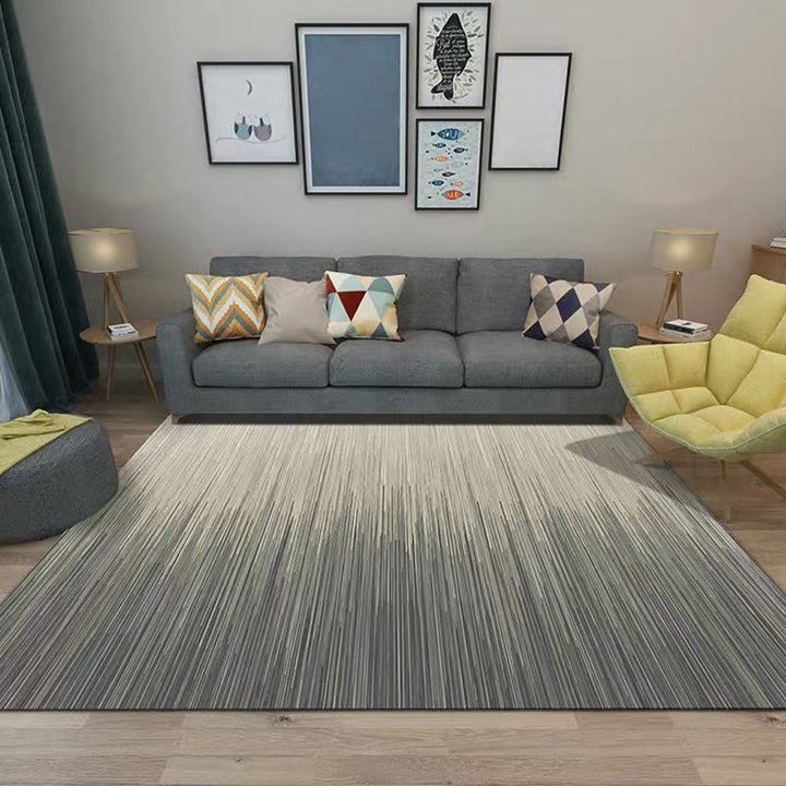 Simple Living Room Mirror Multi-coloured Geometric Print Indoor Rug Synthetic Non-Slip Backing Stain-Resistant Rug |