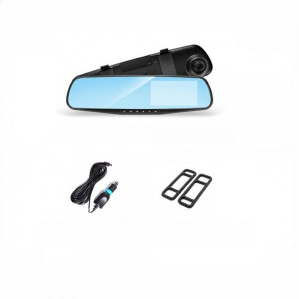 SafeMirror HD Rearview Mirror with Dashcam – 1080p, Motion Detection &amp; Wide Angle