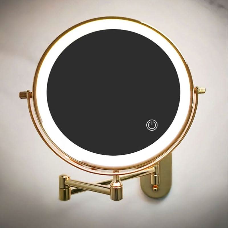 LUXMIRROR – Deluxe Golden Makeup Mirror