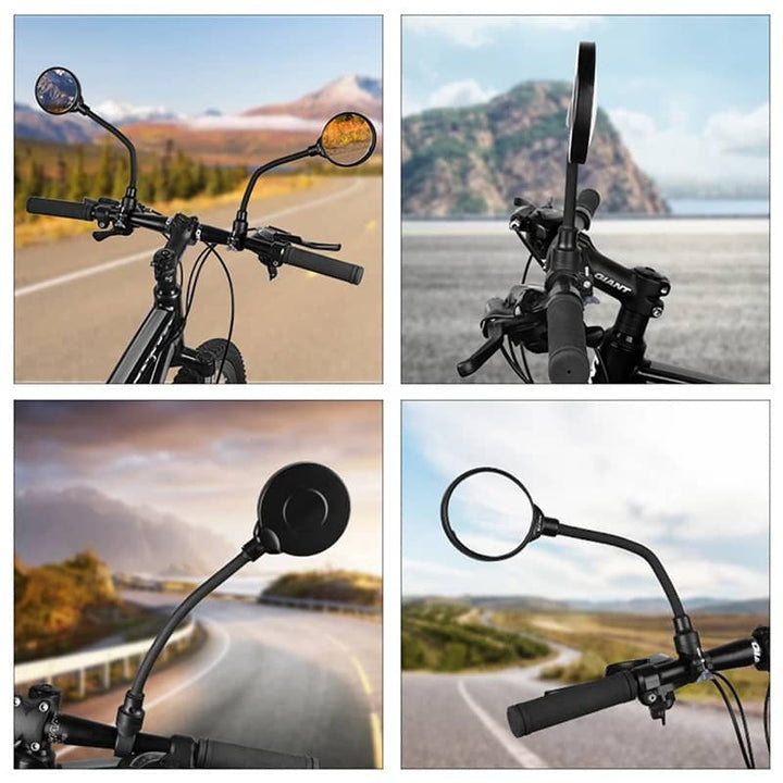 FlexiView bicycle mirror with long bracket |