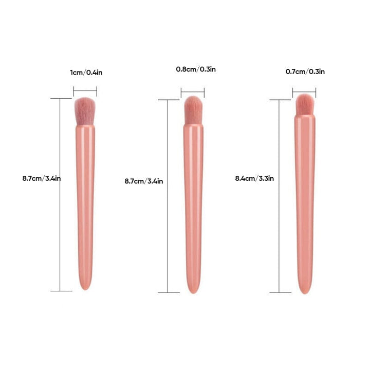 Portable Makeup Brush with Mirror