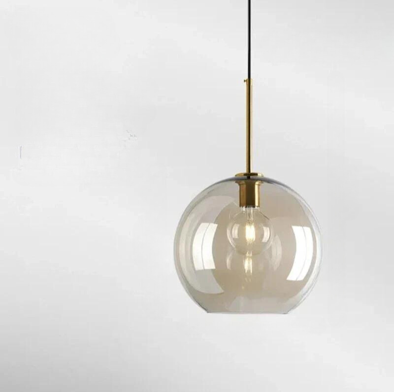 NordicGlas - Modern Scandinavian Glass Pendant Lamp for Dining Room and Living Room
