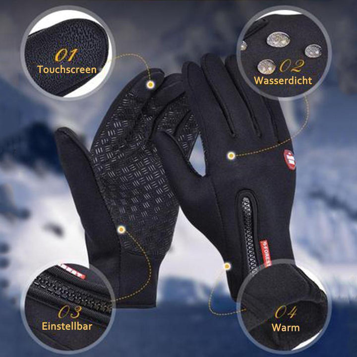 BowLift | High-quality, warm, windproof and waterproof touchscreen gloves, Unisex