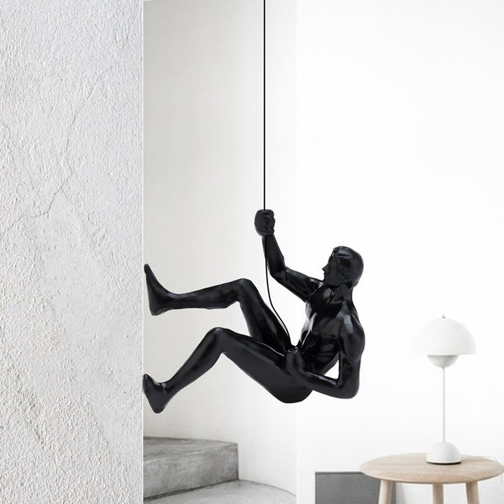 BowLift | Climbing wall hanging statues